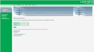 
                            6. Elektriker-Online-Services login - www.linznetz.at