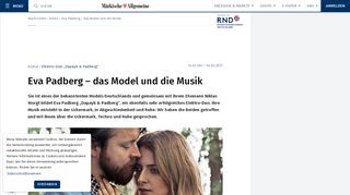 
                            7. Elektro-Duo „Dapayk & Padberg“ - Eva Padberg – das Model und die ...