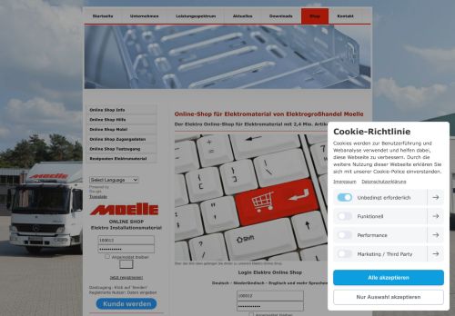 
                            4. Elektro Online-Shop: Elektromaterial - Elektrogroßhandel Moelle