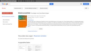 
                            5. Elektromobilität: Grundlagen einer Zukunftstechnologie - Google Books-Ergebnisseite