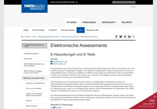 
                            10. Elektronische Assessments - RWTH AACHEN UNIVERSITY - Deutsch