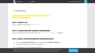 
                            3. Elektronische dienstencheques - Gebruikers - Vlaanderen