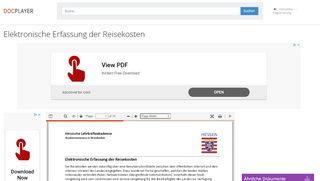 
                            12. Elektronische Erfassung der Reisekosten - PDF - DocPlayer.org