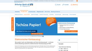 
                            12. Elektronischer Kontoauszug - Erfurter Bank eG