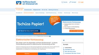 
                            6. Elektronischer Kontoauszug - Raiffeisenbank am Dreisessel eG