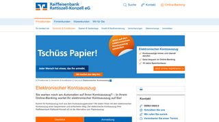 
                            6. Elektronischer Kontoauszug - Raiffeisenbank Rattiszell-Konzell eG