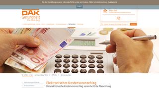 
                            7. Elektronischer Kostenvoranschlag | DAK-Gesundheit