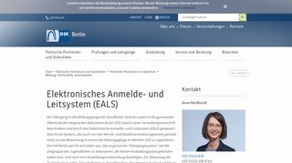 
                            4. Elektronisches Anmelde- und Leitsystem (EALS) - IHK Berlin