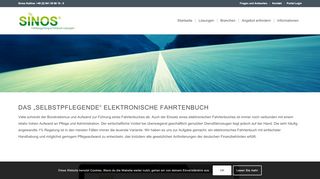 
                            9. Elektronisches Fahrtenbuch Gesetzteskonform und ... - SINOS GmbH