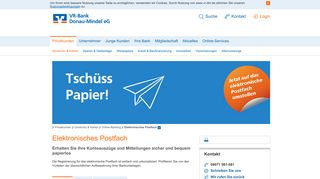 
                            10. Elektronisches Postfach - VR-Bank Donau-Mindel eG - Burgau ...