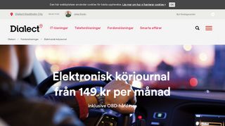 
                            9. Elektronisk körjournal | Dialect