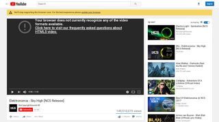 
                            8. Elektronomia - Sky High [NCS Release] - YouTube