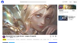 
                            10. Elementalist Lux | Login Screen - League of Legends - Coub - GIFs ...