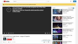 
                            2. Elementalist Lux | Login Screen - League of Legends - YouTube