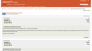 
                            6. Elementary OS black screen on boot - Ubuntu Forums
