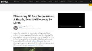 
                            6. Elementary OS First Impressions: A Simple, Beautiful Doorway To ...