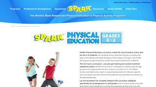 
                            4. Elementary Physical Education Equipment, Training and ... - Spark PE