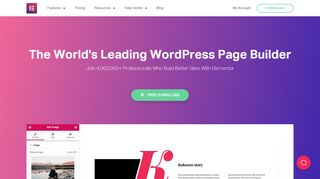 
                            11. Elementor - WordPress Page Builder