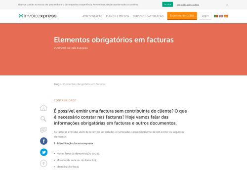 
                            12. Elementos obrigatórios em facturas - Blog | InvoiceXpress