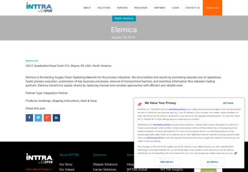 
                            9. Elemica - INTTRA