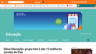 
                            9. Eleva Educação: grupo emplaca 5 escolas entre as 15 melhores do país