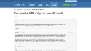 
                            12. Elevcentralen STR = frågorna hos trafikverket? – körkortsforum ...