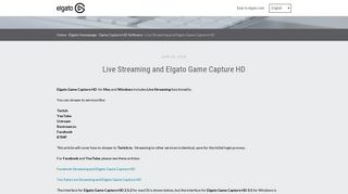 
                            5. Elgato Systems | Live Streaming and Elgato Game Capture H...