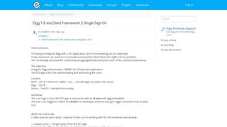 
                            6. Elgg 1.8 and Zend Framework 2 Single Sign On : Elgg.org