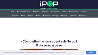 
                            5. 【 ELIMINAR CUENTA de TWOO 】▷ Guía Paso a Paso ▷ 2019