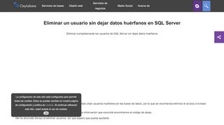 
                            7. Eliminar un usuario sin dejar datos huérfanos en SQL Server ...