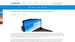 
                            11. Eliminate Passwords with Salesforce Lightning Login - CloudMyBiz