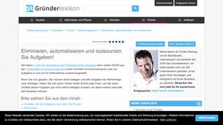 
                            13. Eliminieren, automatisieren und outsourcen Sie Aufgaben!