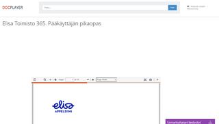 
                            6. Elisa Toimisto 365. Pääkäyttäjän pikaopas - PDF - docplayer.fi