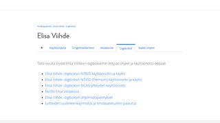 
                            6. Elisa Viihde - Digiboksit - Elisa ja Saunalahti asiakaspalvelu