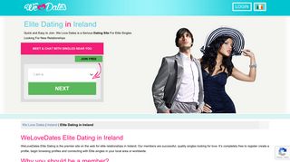 
                            6. Elite Dating in Ireland - Meet Wealthy Singles Online | WeLoveDates