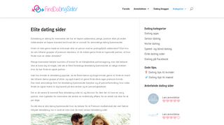 
                            9. Elite dating sider