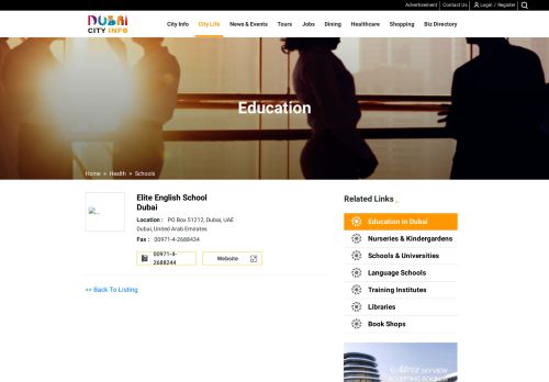 
                            9. Elite English School Dubai, UAE | Deira - Dubai City Info