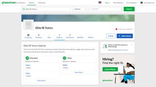 
                            13. Elite IB Tutors Salaries | Glassdoor.co.uk