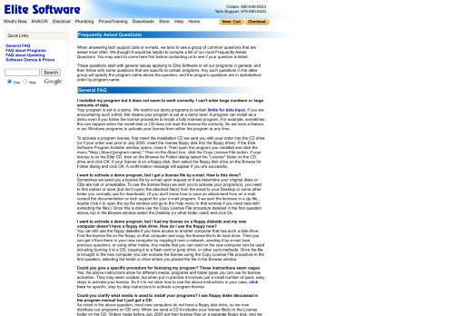
                            4. Elite Software - Frequently Asked Questions