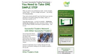
                            12. Elite Traders Club - Market Taker Mentoring
