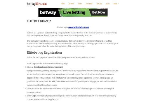 
                            9. Elitebet Uganda - jackpot games & app & paybill - Bettingultra