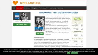 
                            12. Elitepartner im Test 2019: Details, Kosten & Erfahrungen - Singlebörsen