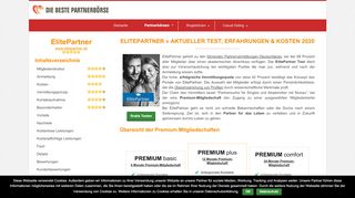 
                            11. ▷ ElitePartner Test 02/2019 ++ ACHTUNG ++ Erfahrungen & Kosten