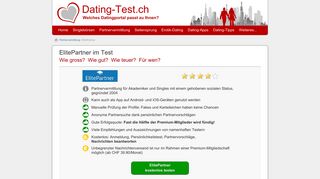 
                            4. ElitePartner - Wie seriös? Wie gut? Wie teuer? - Testbericht 2019