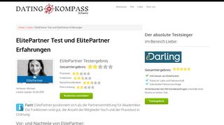 
                            11. ElitePartner - Zeitverschwendung oder ... - Dating-Kompass.ch