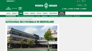 
                            4. Eliteschule des Fußballs in Obervieland | SV Werder Bremen