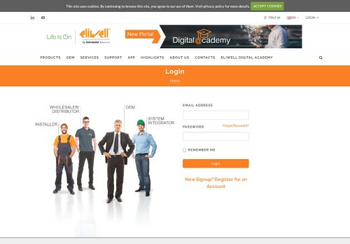 
                            12. Eliwell by Schneider Electric | Login