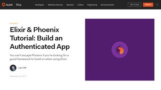 
                            9. Elixir & Phoenix Tutorial: Build an Authenticated App - Auth0