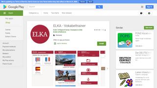 
                            5. ELKA - Vokabeltrainer – Apps bei Google Play