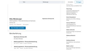 
                            13. Elke Meisburger – Abteilungsleiterin / Personalentwicklung ... - LinkedIn